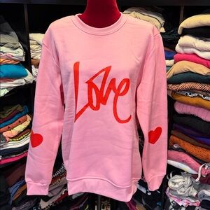 414. 🪷 Love Graphic Sweatshirt